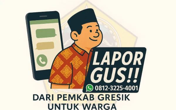 Thumbnail Berita - Layanan Lapor Gus Direspons Positif Warga Gresik