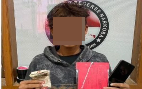 Thumbnail Berita - Satresnarkoba Polres Pekalongan Tangkap Pemuda Bawa 0,43 Gram Sabu