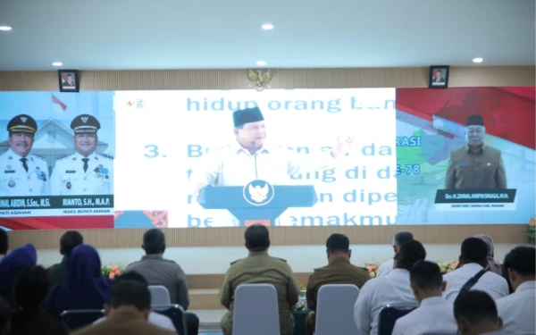 Thumbnail Bupati Asahan Ikuti Peluncuran Kelembagaan 80.000 Koperasi Merah Putih