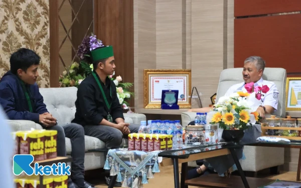 Thumbnail Berita - Jelang Konferensi Cabang, Pengurus HMI Pinrang Temui Bupati