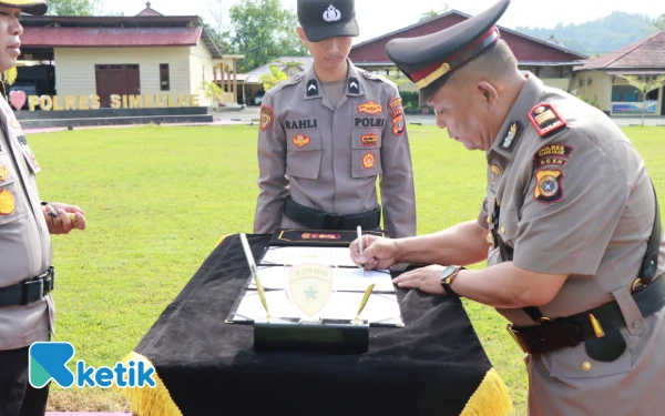 Gantikan AKP J.H. Siallagan, Iptu Putu Gede Ega Purwita Jabat Kasat Reskrim Polres Simeulue Baru
