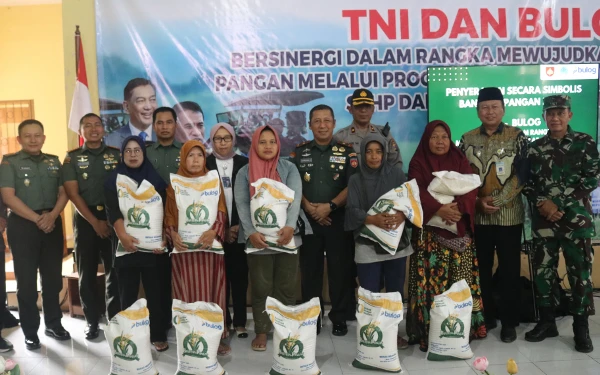 Danrem 072/Pamungkas Tinjau Penyaluran Beras SPHP