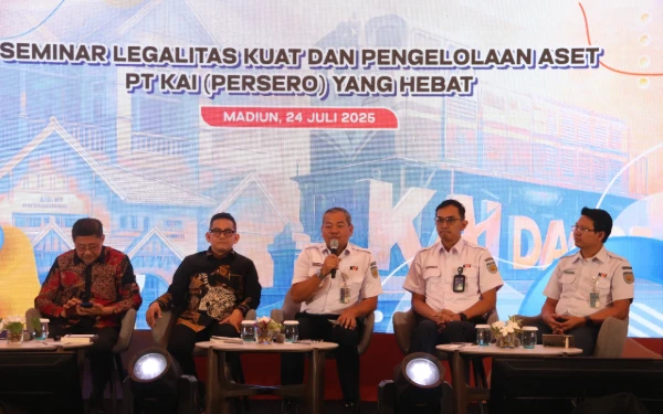 Thumbnail Berita - Jangan Sampai Hilang! Seminar KAI Madiun Ungkap Cara Jitu Selamatkan Aset Negara