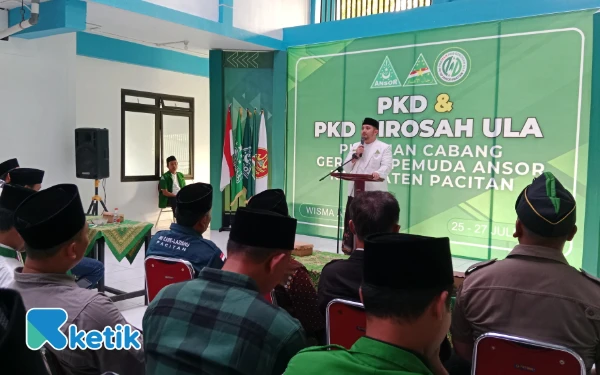 Thumbnail GP Ansor Pacitan Gelar PKD dan Dirosah Ula, Siapkan 61 Kader Militan