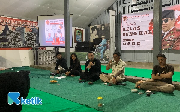 Thumbnail Perang Dagang Internasional, GMNI-HIPMI Kota Blitar Tawarkan Ekonomi Berdikari Bung Karno