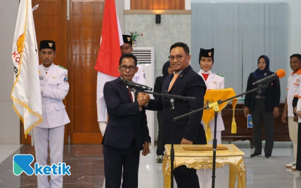 Thumbnail Iksan Kalesaran Resmi Pimpin KONI Halmahera Selatan