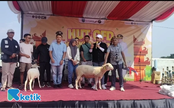 Thumbnail Berita - Belanja Rp20 Ribu di Kraksaan CFD, Pengunjung Dapat 3 Ekor Domba