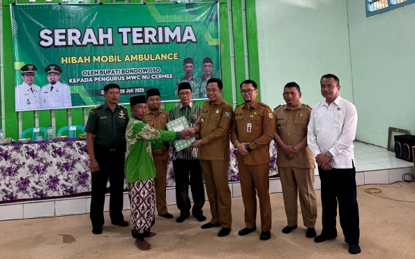 Thumbnail Ambulans untuk MWCNU Cermee, Upaya Pemkab Bondowoso Dorong Akses Kesehatan