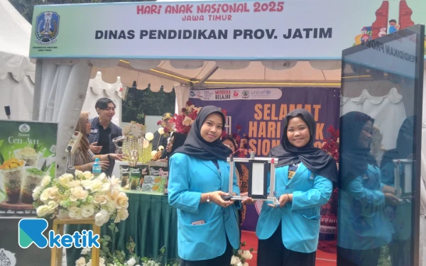 Thumbnail Berita - Program Digital Skill SMAN 1 Gondangwetan Pasuruan Pamer Karya di Perayaan Hari Anak Nasional Se-Jatim