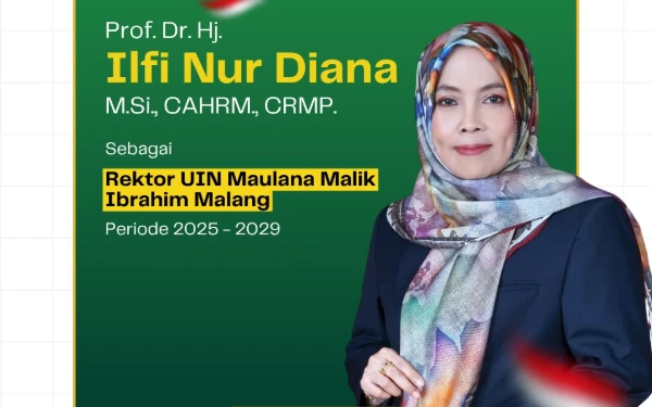 Thumbnail Sah! Prof Ilfi Nur Diana Terpilih Rektor UIN Malang 2025-2029, Jadi Rektor Perempuan Pertama