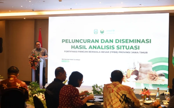 Thumbnail Gandeng Unicef dan Unusa, Pemprov Jatim Luncurkan Hasil Analisis Situasi Fortifikasi Pangan