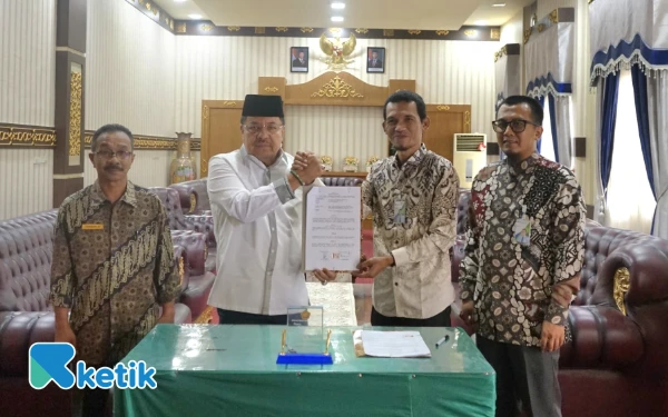 Thumbnail Berita - Pemkab Nagan Raya dan BPJS Ketenagakerjaan Teken Konsensus, Ini Tujuannya