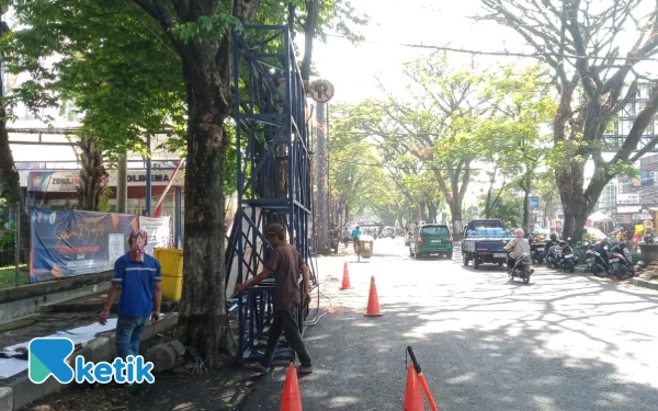 Thumbnail Perbaikan Drainase Suhat Kota Malang Segera Dilaksanakan, Satpol PP Lakukan Penertiban