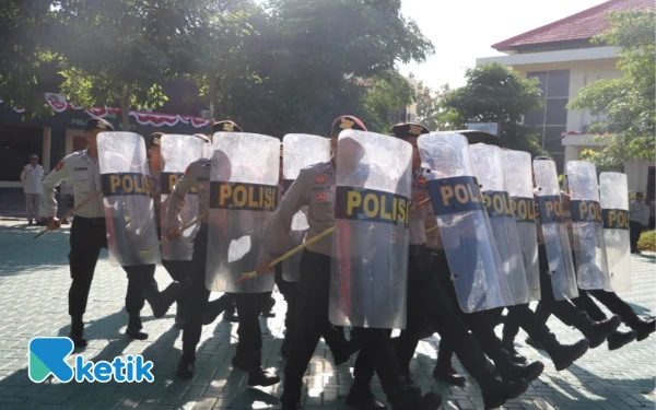 Thumbnail Latihan Rutin Dalmas Polres Batu, Tingkatkan Profesionalisme dan Respon Cepat