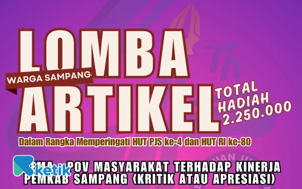 Thumbnail Jelang HUT Ke-4, PJS Gelar Lomba Artikel Bertema POV Masyarakat Terhadap Kinerja Pemkab Sampang