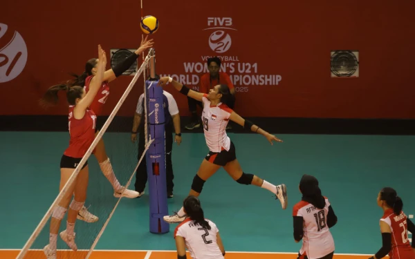 Thumbnail Evaluasi Berbuah Manis, Indonesia Taklukan Kanada 3-1 di Laga Kedua Kejuaraan Dunia Voli U-21