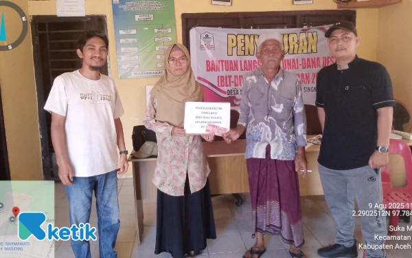 Thumbnail Berita - Program Bijak, 28 Warga Desa Suka Makmur Terima Bantuan Tunai