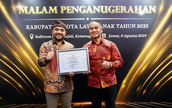 Thumbnail Kota Batu Raih Kota Layak Anak Tingkat Nindya Tiga Kali Berturut-turut