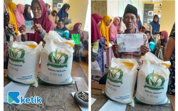 Thumbnail Berita - Pemdes Torjunan Salurkan 7.860 Kg Bantuan Beras kepada 393 KPM