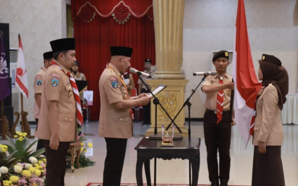 Thumbnail Berita - Ning Ghyta Nahkodai Pramuka Jember, Diminta Kawal Isu Pangan dan Kesehatan