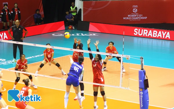 Thumbnail Timnas Voli Putri Indonesia U-21 Kalah 2-3 Lawan Serbia, Pelatih: Taktik Lawan Lebih Bagus