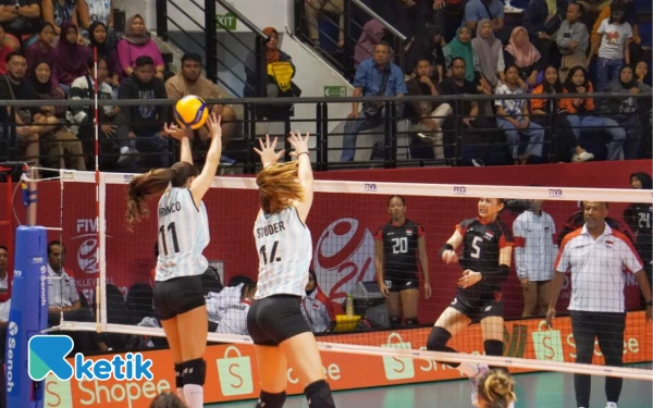 Thumbnail Timnas Voli Putri Indonesia U-21 Keok 0-3 Lawan Argentina, Pelatih Tetap Bangga