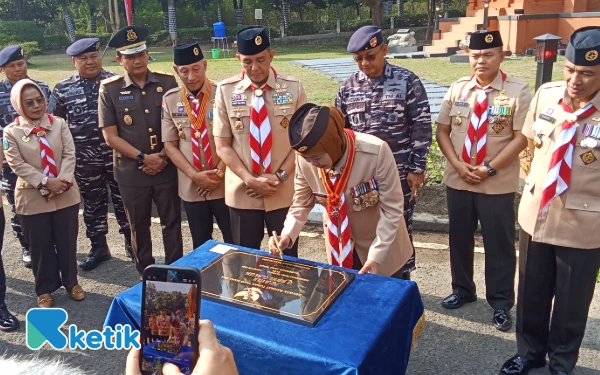 Thumbnail Gubernur Khofifah Resmikan Candi Ujung Galuh di Kompleks Koarmada II Surabaya