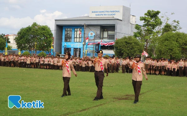 Thumbnail Berita - Hari Pramuka Ke-64, Kwarran Cilacap Selatan Siap Cetak Pelopor Remaja Berdedikasi