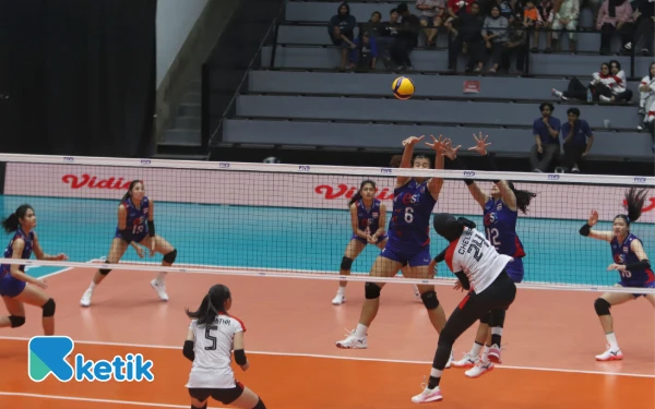 Thumbnail Kurang Fokus! Indonesia Kalah 0-3 atas Thailand di Kejuaraan Dunia U21 Voli Putri