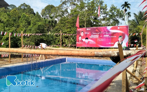 Jamaluddin Idham dan HMI Blangpidie Adakan Perlombaan 17-an, Hadiah Jutaan