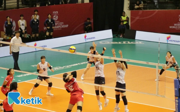Thumbnail Timnas Voli Putri Indonesia U-21 Kalah 2-3 Lawan Korea Selatan