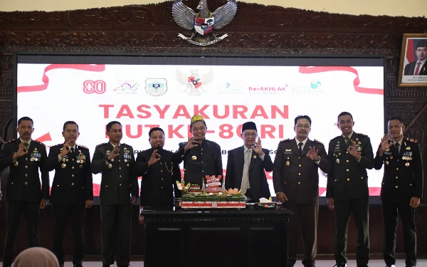 Semangat Gotong Royong dan Persatuan Jadi Sorotan Utama Tasyakuran HUT Ke-80 RI di Bondowoso