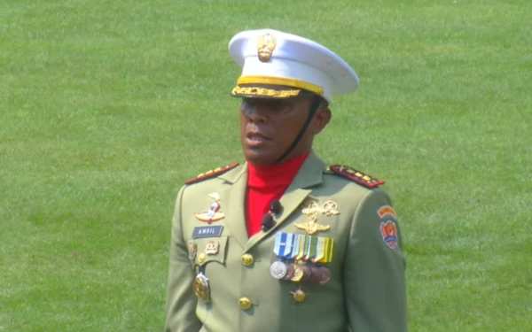 Thumbnail Kebanggaan Maluku! Kolonel Amril Hairuman Pimpin Upacara HUT ke-80 RI di Istana, Ini Profilnya!