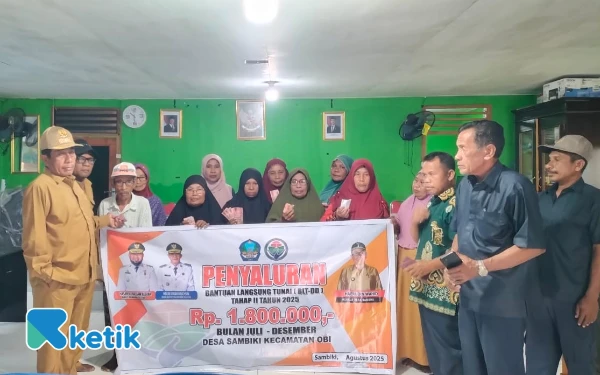 Thumbnail Pemdes Sambiki Halmahera Selatan Salurkan BLT Tahap II Juli–Desember kepada Sepuluh Warga