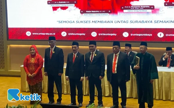 Thumbnail Prof Mulyanto Nugroho Kembali Didapuk Jadi Rektor Untag Surabaya untuk Ketiga Kalinya