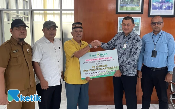 Thumbnail Berita - Bank Aceh Salurkan Dana CSR Rp25 Juta untuk Masjid Agung Singkil