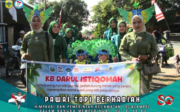 Thumbnail Meriah! HIMPAUDI Kecamatan Tegalampel Gelar Pawai Topi Kreatif Peringati Proklamasi dan HUT HIMPAUDI