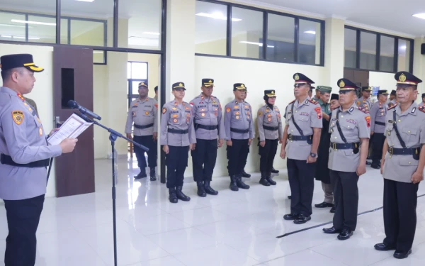 Sertijab Tiga Kapolsek Digelar di Polres Pekalongan, Ini Nama-namanya