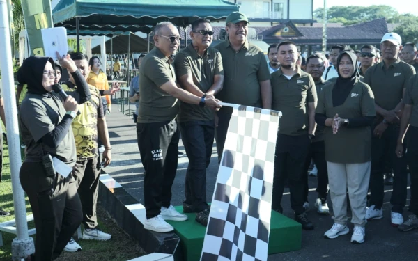 Thumbnail Berita - Bupati Asahan Jalin Sinergi Lewat Olahraga Bersama Korem 022/PT