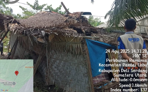 Thumbnail Bencana Alam Terjadi di Beberapa Wilayah Sumut, BNPB Imbau Warga Waspada