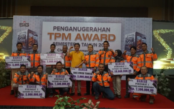 Thumbnail Berita - Tingkatkan Produktivitas Peralatan, SIG Pabrik Tuban Gelar TPM Award