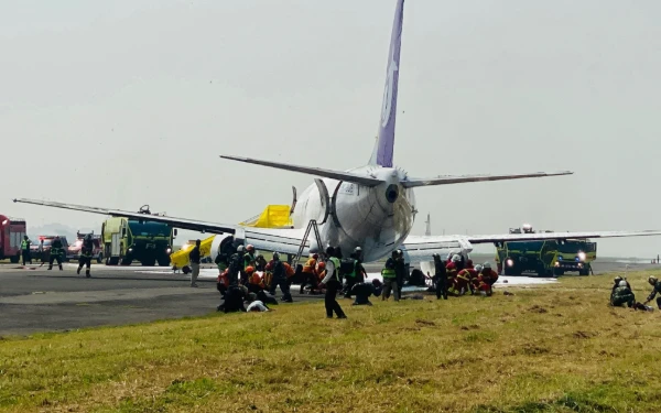 Thumbnail Berita - JUANDA SIAGA 1! Simulasi Dramatis Ungkap Kesiapan Bandara Hadapi Kecelakaan Pesawat