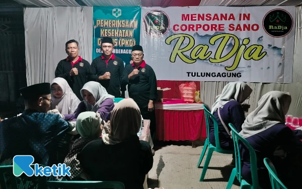 Thumbnail Berita - Ormas RaDja Tulungagung Hadirkan Layanan Kesehatan di Sumberagung Expo IV