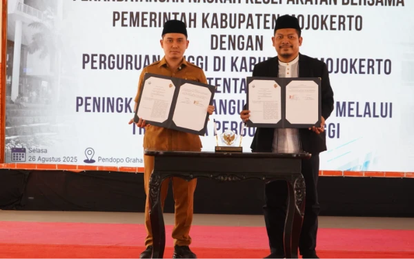 Thumbnail Berita - Pemkab Mojokerto Gandeng STIES Riyadlul Jannah Sediakan Beasiswa Tahfidz Putra Daerah