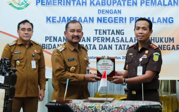 Thumbnail Pemkab Pemalang dan Kejari Tandatangani Kesepakatan Penanganan Permasalahan Hukum