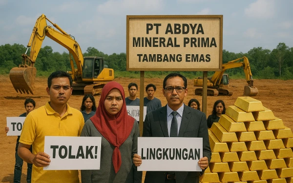 Thumbnail Berita - Izin Tambang Eksplorasi Emas PT AMP di Abdya Ditolak, Perusahaan Lain Dibiarkan?