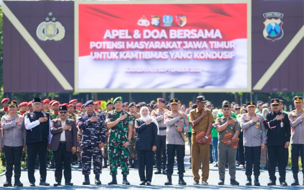 Thumbnail Gubernur Khofifah Minta Masyarakat Jatim Tak Mudah Terprovokasi, Terapkan Budaya Saring Sebelum Sharing