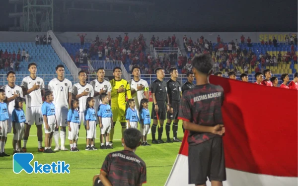 Thumbnail Berita - [Foto] Penampilan Perdana Timnas Indonesia vs Laos di Kualifikasi Piala Asia U-23 Sidoarjo