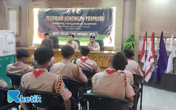 Thumbnail Berita - Bikin Bangga! 23 Santri Al-Amien Sumenep Ikut Jambore Pramuka Muslim Dunia