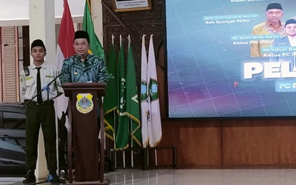 Thumbnail Berita - Pelantikan IPNU-IPPNU Bondowoso, Bupati: Pemuda NU 'Bahan Bakar' Pembangunan Masa Depan